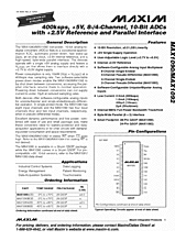 DataSheet MAX1092A pdf